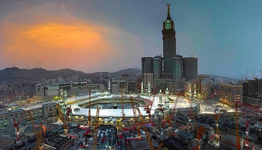 La Mecca in costruzione